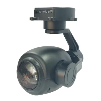 TOPOTEK SIP30S90 Aparat z 30-krotnym zoomem optycznym + 3-osiowy IP-wał zawieszenie, 1/3 CMOS 4M Pixes Sensor, IP 1080p wyjście, kamera PTZ dla UAV