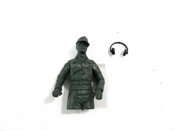 Heng Long 1/16 1:16 z tworzywa sztucznego policjant / tank funkcjonariusz / żołnierz z zestawem słuchawkowym dla HL 3818/3818-1 RC czołg tiger część Zamienna nr 18-088