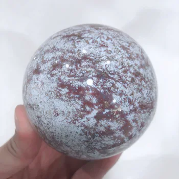 Naturalne Kryształy Kwarcu Ocean Jaspis Zakres Energetyczny Balon Kamienie Reiki Pokój Biuro W Domu Akwarium Dekoracje Akcesoria Klejnot
