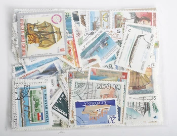 20 szt./lot Świat Łódka statek marki Wszystkie różnią się od wielu krajów bez powtarzania oznaczone znaczki pocztowe kolekcjonerskie
