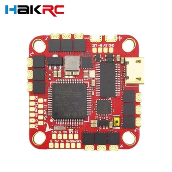 HAKRC F722 AIO Kontroler lotu W/BLHELIS 40A 4na1 ESC 2-6 S ICM42688 Podwójny USB BlackBox Czujnik Prądu dla RC FPV Wyścigi Dron