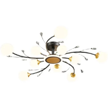 Salon lampa żyrandol nowoczesny, minimalistyczny atmosferycznych światło w luksusowym stylu restauracja kryształ skandynawskie dekoracyjne lampy led lampy sufitowe